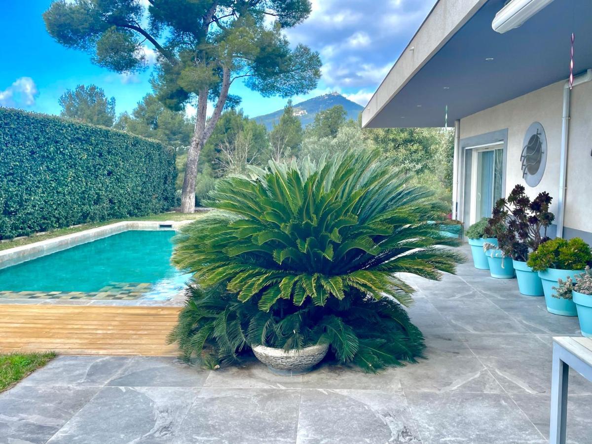Chambre Luxe Dans Villa De Standing Avec Piscine, Acces Discret Et Independant, Terrasse Arboree Et Parking Prive 拉瓦勒他·杜瓦尔 外观 照片